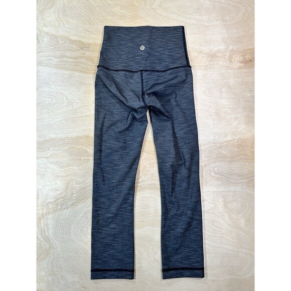 Lululemon Girls Size 2 Leggings Style Dot C60416 Gray - Picture 2 of 9